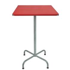 Stehtisch klappbar rot Stehtische Gartentisch X-Fuss moobel Nostalgy Stehtisch eckig