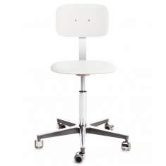 Bürostuhl weiß Atelier Stuhl Bürodrehstuhl, Embru, e_Stuhl Atelier Modell 2100