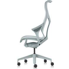 Drehstühle grau Drehstuhl mit Netzgewebe Büro Design Bürostühle mit Armlehnen Herman Miller, Cosm