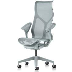 Drehstühle grau Drehstuhl mit Netzgewebe Büro Design Bürostühle mit Armlehnen Herman Miller, Cosm