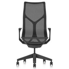 Drehstühle schwarz Drehstuhl mit Netzgewebe Büro Design Bürostühle mit Armlehnen Herman Miller, Cosm