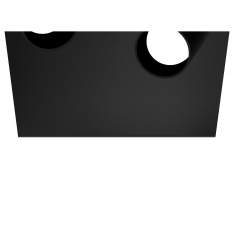 Deckenleuchten LED Deckenlampe Design Bürolampe Decke LED Spot rechteckig schwarz XAL Cavo