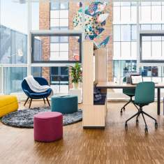 Konferenzstuhl drehbar mit Rollen Konferenzstühle fahrbar Drehstuhl Steelcase Cavatina