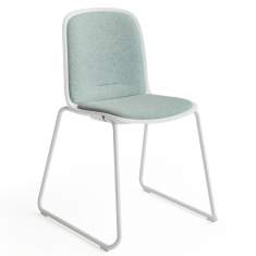 Besucherstuhl mit Kuffengestell Besucherstühle Cafeteria Stuhl Kantinen Stuhl Steelcase Cavatina