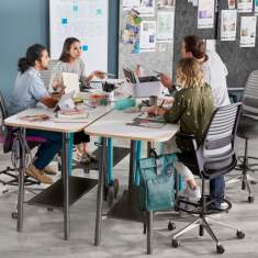 Steelcase Flex Tische im Einsatz – flexible Zusammenarbeit im Team