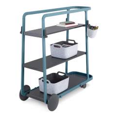 Bürowagen fahrbar Regal Steelcase Flex Wagen