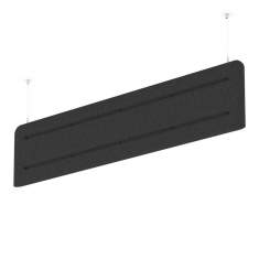 Akustische Trennwände Raumteiler Trennwand Büro Stellwand Büro Akustikelement schwarz XAL Muse baffle