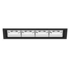 Deckenleuchten LED Deckenlampe Design Bürolampe Decke  schwarz XAL Unico L4