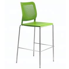 Barhocker grün Barstuhl Kunstoff Nowy Styl Calado