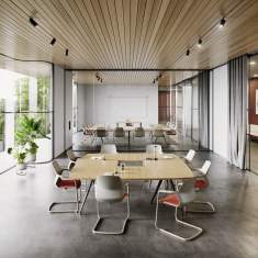 Konferenztische Büro modularer Konferenztisch Büromöbel groß Wilkhahn Versa