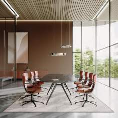 Konferenztische Büro modularer Konferenztisch Büromöbel groß Wilkhahn Versa