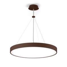 Pendelleuchten Design Pendelleuchte modern Bürolampe LED braun rund XAL Vela EVO