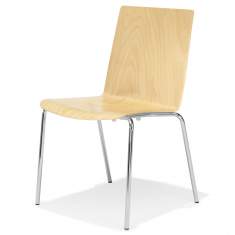 Besucherstuhl Holz Besucherstühle Holzschale Konferenzstuhl strapelbar Konferenzstühle günstig Kusch+Co 1200 Duo