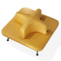 Sitzinsel gelb Lounge Kusch+Co 8350 V-Travel
