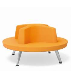 Sitzinsel gelb Lounge Kusch+Co 8350 V-Travel