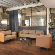 Loungesofa braun Sofa Lounge Kusch+Co 7900 Creva soft