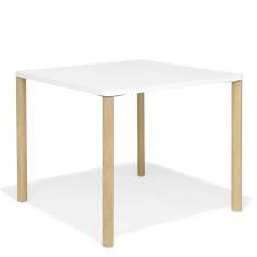 Flexible Konferenztische Büro Konferenztisch weiß Büromöbel Quadratisch Holz Kusch+Co 3600 Arn
