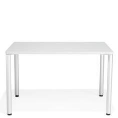 Flexible Konferenztische Büro Konferenztisch weiß Büromöbel Aluminium Tischplatte Holz rechteckig Cafeteria Tisch Kusch+Co 3650 Arn