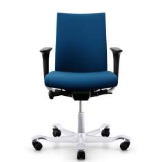 Bürostuhl blau Bürodrehstuhl moderne Bürostühle mit Armlehnen Flokk HÅG Creed