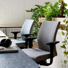 Bürostuhl Bürodrehstuhl moderne Bürostühle mit Armlehnen Flokk HÅG Creed