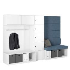 Garderobenschrank weiß Garderobenschränke Assmann Büromöbel Syneo Part Garderobe
