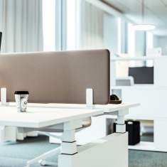 Tisch-Trennwände Raumteiler Trennwand Büro Tischtrennwand Assmann Büromöbel Viteco Stellwandsystem