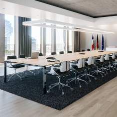 Flexible Konferenztische groß Büro Konferenztisch Assmann Büromöbel Konferenz