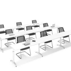 Seminartisch weiß Seminartische Assmann Büromöbel Seminar