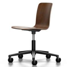 vitra Bürostuhl Holz Bürodrehstuhl ohne Armlehnen vitra, HAL Ply Studio