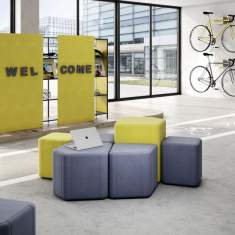 Polsterhocker Lounge Hocker Loungemöbel Palmberg Softseating Melounge