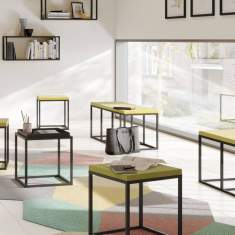 Regalystem modular Modulare Büromöbelsysteme Metall Regal Sitzmöbel Palmberg P4