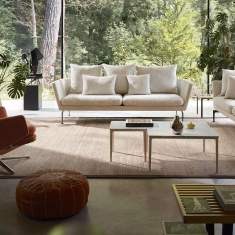 luxuriöser Ruhesessel Loungesessel exklusiv Sessel Lounge Leder Vitra Grand Relax