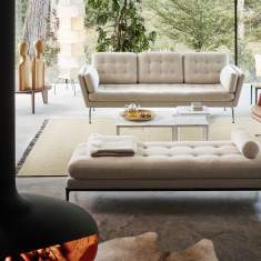 luxuriöser Ruhesessel Loungesessel exklusiv Sessel Lounge Leder Vitra Grand Relax