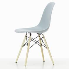 Designer Besucherstuhl ohne Armlehnen Besucherstühle Konferenzstuhl Klassiker Konferenzstühle Vitra Eames Fiberglass Side Chair DSW