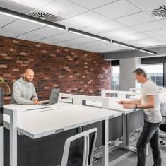 Elektrisch höhenverstellbarer Schreibtisch ergonomische Schreibtische weiss mit Reddot auszgezeichnet Mikomas Stand Up R
höhenverstellbar
Doppelarbeitsplatz
