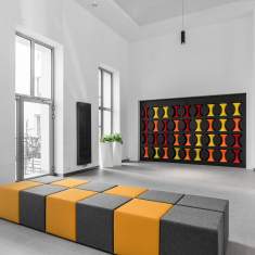 Modulare Sitzelemente Lounge Sitzmöbel Polsterhocker Sitzpuffs Mikomax Ligo