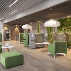 Loungesessel Lounge Sessel grün Mikomax Packman