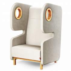 Loungesessel Lounge Sessel weiss Mikomax Packman