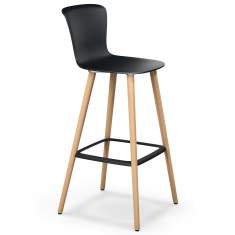 Barstuhl Hoilz schwarz Sedus se:spot Barhocker