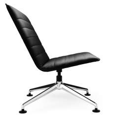 Loungesessel Sessel schwarz ohne Armlehnen Aluminium Rosconi BLAQ Lounge
