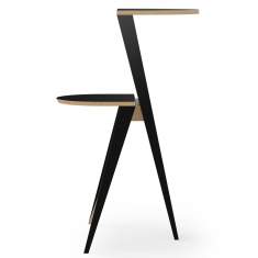 Designer Beistelltisch schwarz Beistelltische Holz Rosconi one4two