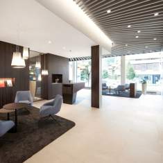 Planung Moderne Bürogestaltung, Moderne Büroeinrichtung, Gehri Nidwaldner Kantonalbank, Stans