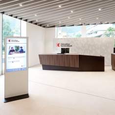 Planung Moderne Bürogestaltung, Moderne Büroeinrichtung, Gehri Nidwaldner Kantonalbank, Stans