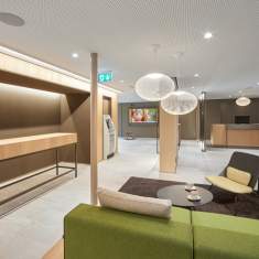 Planung Empfang der Kunden in der Bernerland Bank Gehri