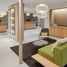 Planung Empfang der Kunden in der Bernerland Bank Gehri