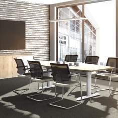 Konferenztisch Holz Konferenztische, Leuwico, GO² Besprechungstische
rechteckige Tischplatte