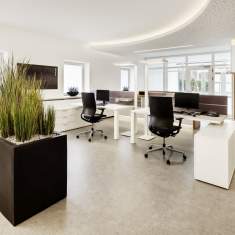 Schreibtisch weiss, moderner Büro Schreibtisch , Leuwico, iONE Arbeitstische