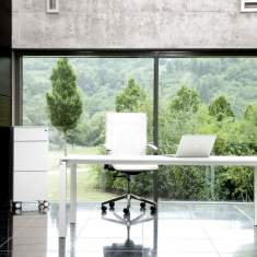 Exklusiver Schreibtisch modern 4-Fuss Büro Schreibtische Leuwico, TUNE Arbeitstische