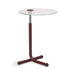 Designer Beistelltisch Glas Beistelltische höhenverstellbar Materia Hopper