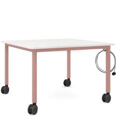 Design Rolltisch flexiber Tisch auf Rollen Rolltische rechteckig Materia Vagabond Project
